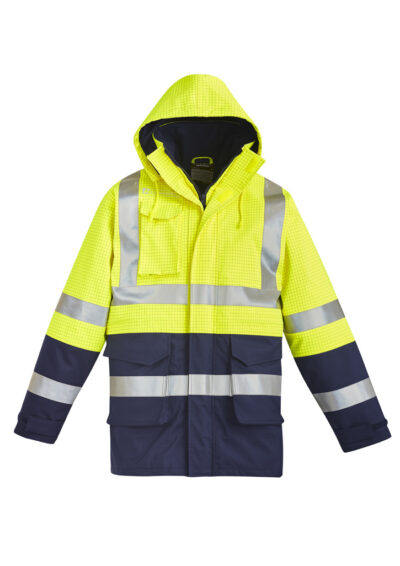 Mens Orange Flame Arc Rated Antistatic Waterproof Jacket 20 Mens Orange Flame Arc Rated Antistatic Waterproof Jacket - Image 9