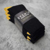Bamboo Work Socks (3 Pack) 2 ZMSOCK3 Talent Black Yellow 01 Fla4ZnF 3