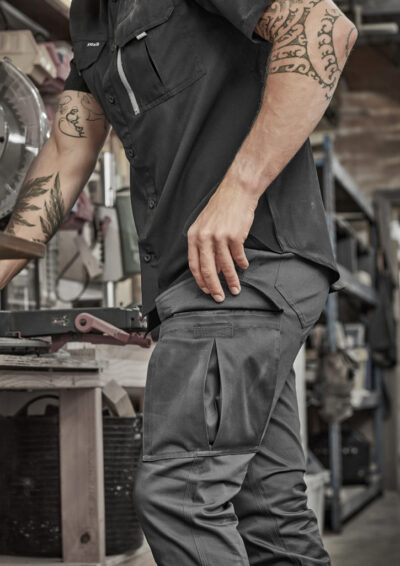 Mens Essential Basic Stretch Cargo Pant 22 Mens Essential Basic Stretch Cargo Pant - Image 5