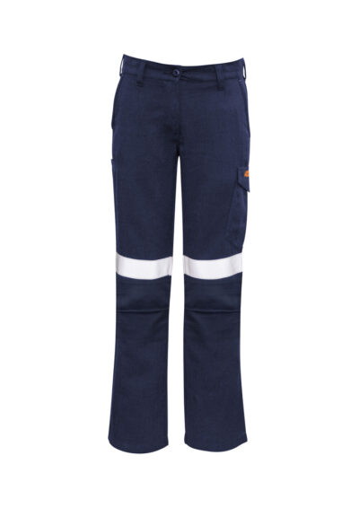 Alternative view of Womens Orange Flame Taped Cargo Pant