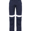 Mens Orange Flame Traditional Style Taped Work Pant