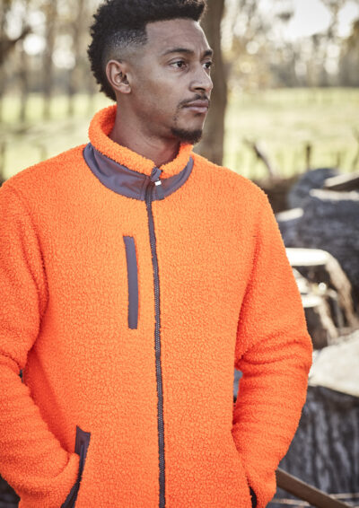 Alternative view of Unisex Streetworx Full Zip Sherpa Fleece