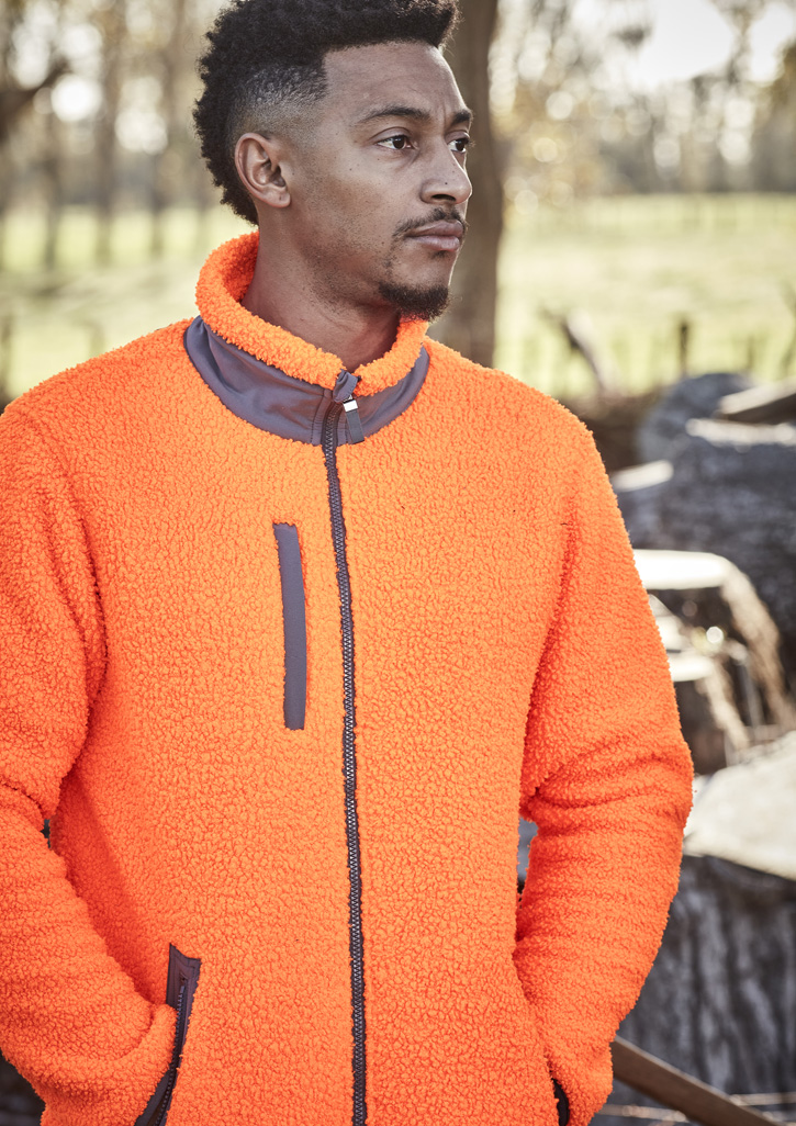 Unisex Streetworx Full Zip Sherpa Fleece 4 Unisex Streetworx Full Zip Sherpa Fleece - Image 2