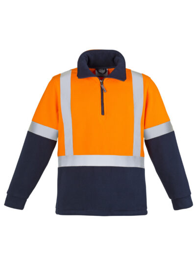 Unisex Hi Vis Polar Fleece Pullover - Shoulder Taped 8 Unisex Hi Vis Polar Fleece Pullover - Shoulder Taped - Image 3