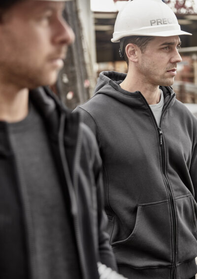 Unisex Zip Front Multi-Pocket Hoodie - Image 16