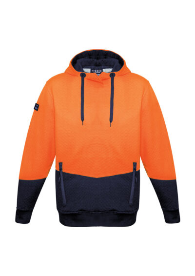 Unisex Hi Vis Textured Jacquard Hoodie - Image 7