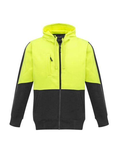 Unisex Hi Vis Full Zip Hoodie 22 Unisex Hi Vis Full Zip Hoodie - Image 5