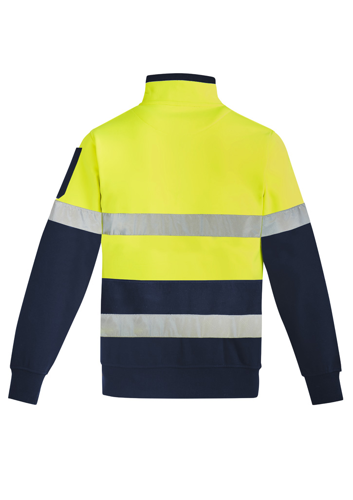 Unisex Hi Vis 1/4 Zip Pullover - Hoop Taped 7 Unisex Hi Vis 1/4 Zip Pullover - Hoop Taped - Image 5