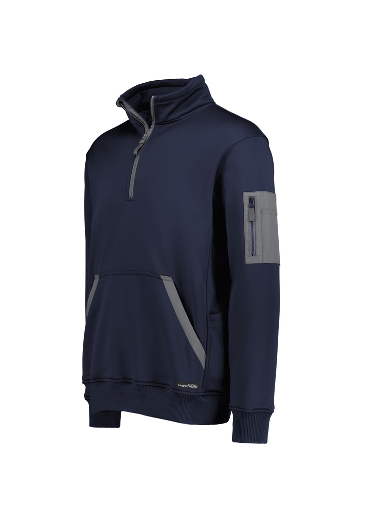 Unisex Streetworx Water Resistant 1/4 Zip Pullover 5 Unisex Streetworx Water Resistant 1/4 Zip Pullover - Image 3
