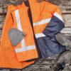 Unisex Hi Vis Waterproof Reversible Vest