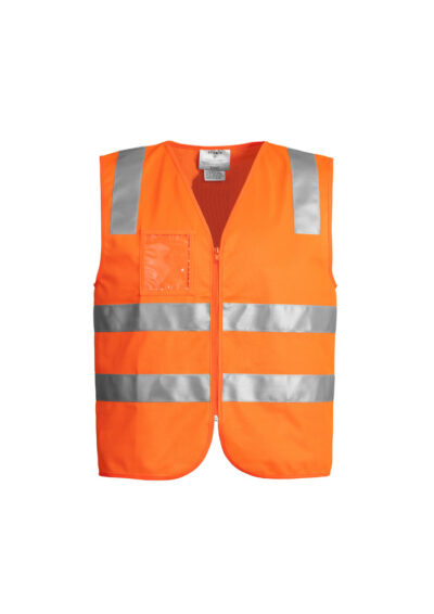 Unisex Hi Vis Zip Vest 10 ZV998 bProduct Orange 01 GZJaiai 1
