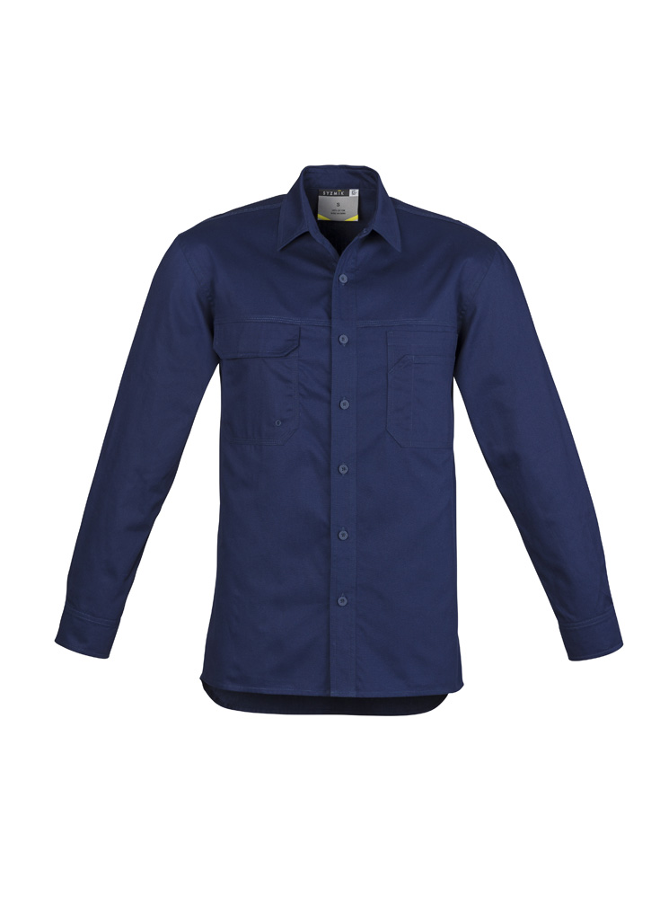 Mens Lightweight Tradie Long Sleeve Shirt 3 Mens Lightweight Tradie Long Sleeve Shirt
