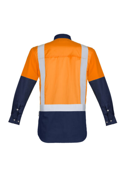 Mens Industrial Long Sleeve Shirt - Shoulder Taped - Image 4