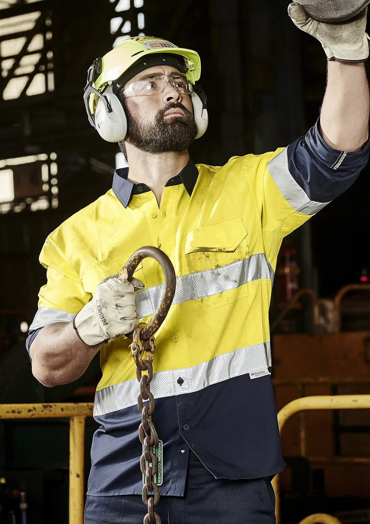 Mens Rugged Cooling Hi Vis Taped Long Sleeve Shirt 3 Mens Rugged Cooling Hi Vis Taped Long Sleeve Shirt