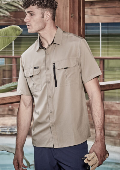 Mens Outdoor Short Sleeve Shirt 33 Mens Outdoor Short Sleeve Shirt - Image 13
