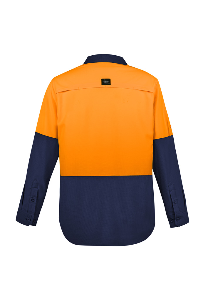 Mens Hi Vis Outdoor Long Sleeve Shirt 7 Mens Hi Vis Outdoor Long Sleeve Shirt - Image 5