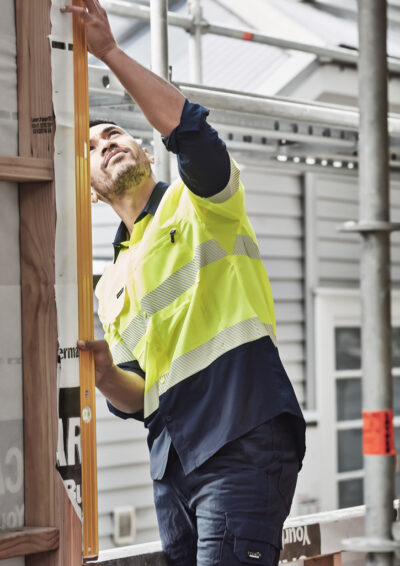 Mens Hi Vis Outdoor Segmented Tape Long Sleeve Shirt 18 Mens Hi Vis Outdoor Segmented Tape Long Sleeve Shirt - Image 7