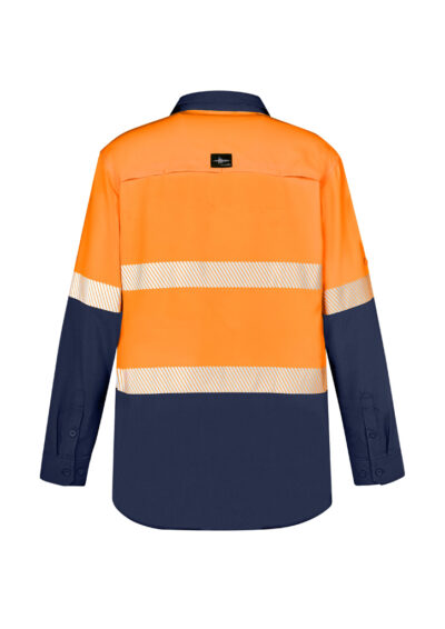 Mens Hi Vis Outdoor Segmented Tape Long Sleeve Shirt 17 Mens Hi Vis Outdoor Segmented Tape Long Sleeve Shirt - Image 6