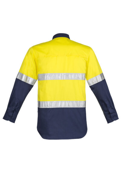 Alternative view of Mens Closed Front Long Sleeve Shirt - Hoop Taped
