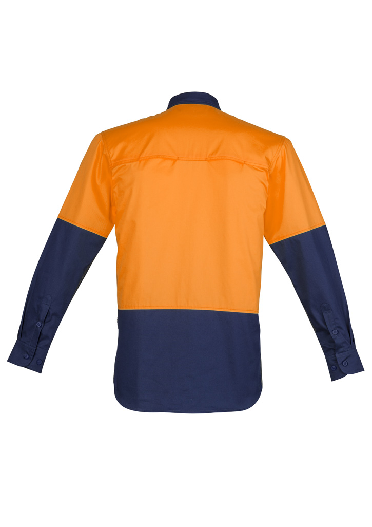 Mens Closed Front Long Sleeve Shirt 4 Mens Closed Front Long Sleeve Shirt - Image 2