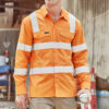 Mens Bio Motion VIC Rail Long Sleeve Shirt 2 ZW680 aTalent VicRailOrange 01 tVLheSQ 11