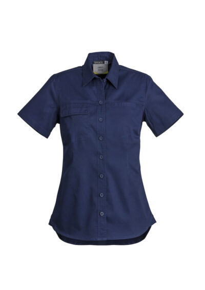 Womens Lightweight Tradie Short Sleeve Shirt 13 Womens Lightweight Tradie Short Sleeve Shirt - Image 3