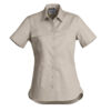 Womens Lightweight Tradie Short Sleeve Shirt 2 ZWL120 bProduct Sand 01 wemRMyv 9