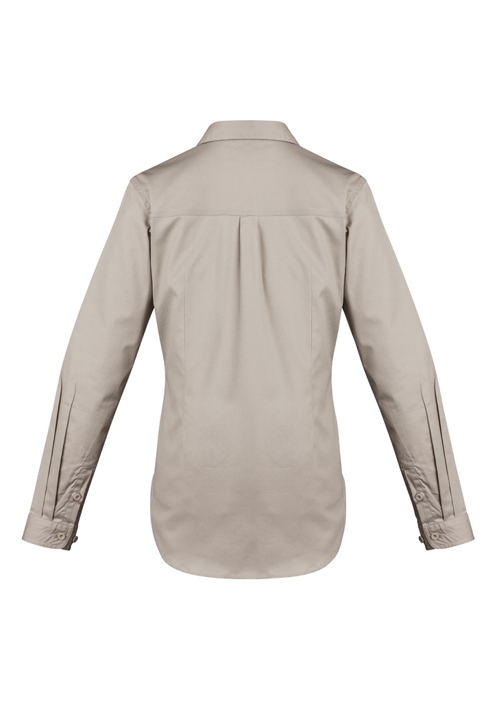 Womens Lightweight Tradie Long Sleeve Shirt 11 Womens Lightweight Tradie Long Sleeve Shirt - Image 9