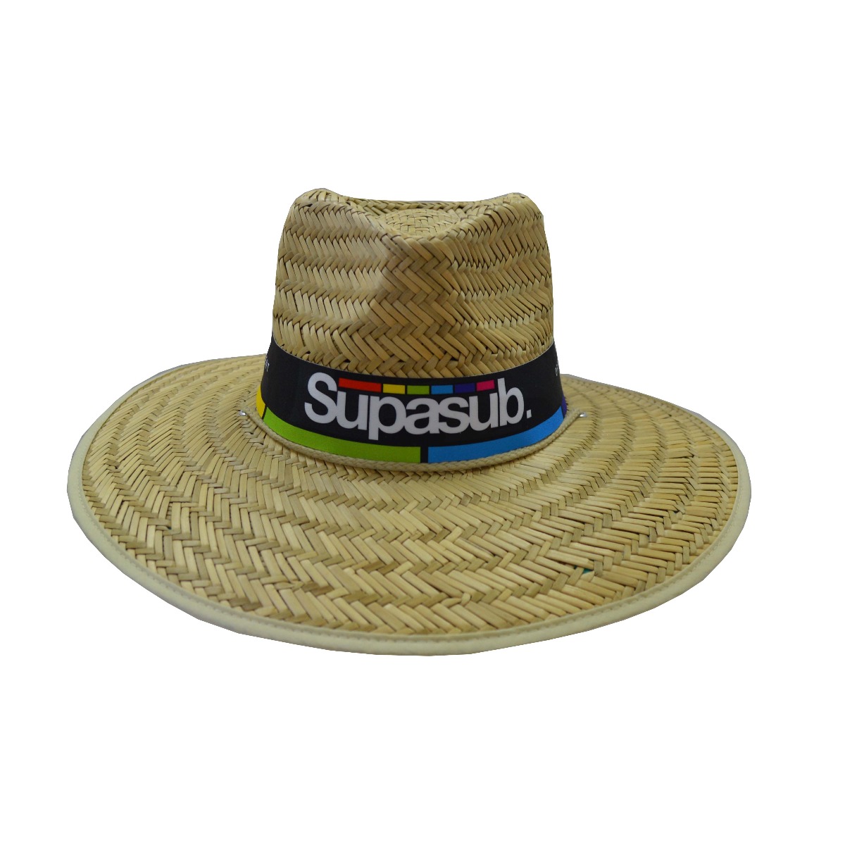 Straw Hat W/Toggle 3 Straw Hat W/Toggle