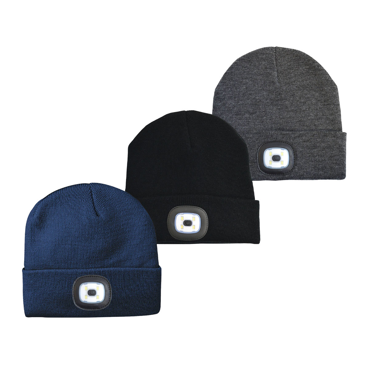 HEADLIGHT ACRYLIC BEANIE 3 HEADLIGHT ACRYLIC BEANIE