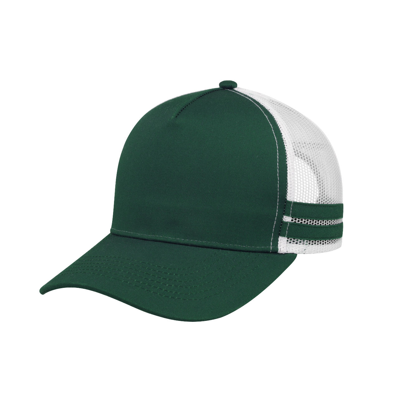 F24503 Headwear24 Striped Trucker Cap 10 F24503 Headwear24 Striped Trucker Cap - Image 8