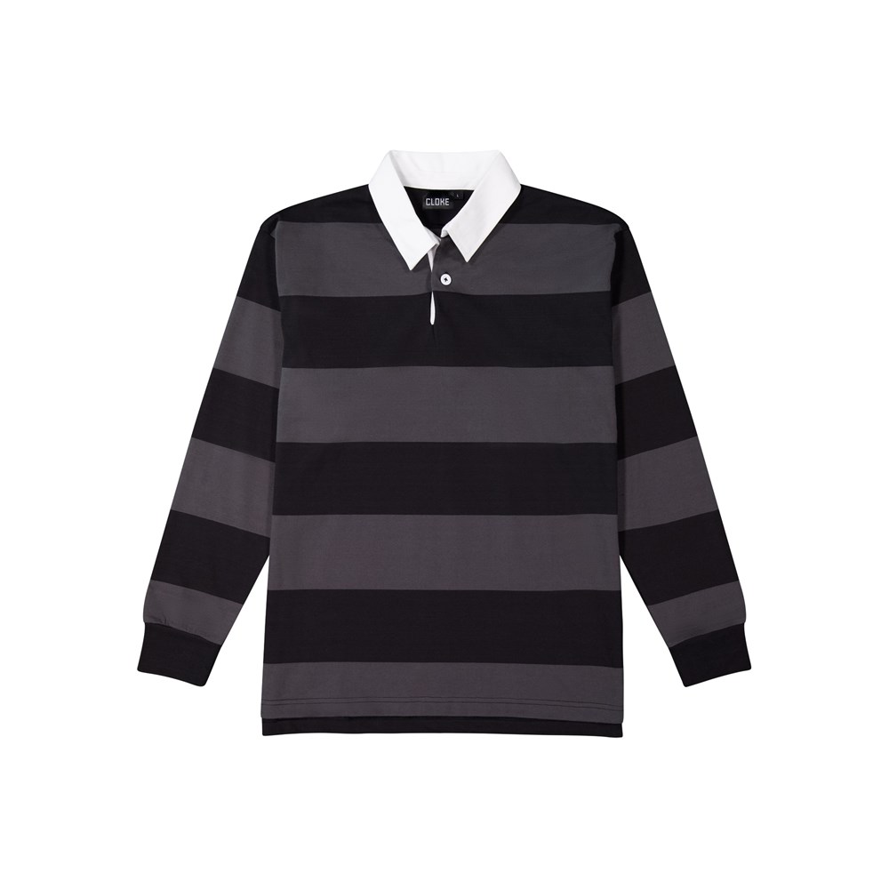 Striped Rugby Jersey 3 Striped Rugby Jersey - Image 2